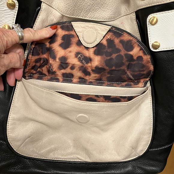 VINTAGE “B MAKOWSKY”LARGE LEATHER SHOULDER BAG PURSE BEAUTIFUL - Picture 12 of 16